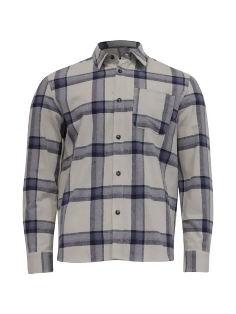 A.P.C. multicoloured check-print long sleeve shirt