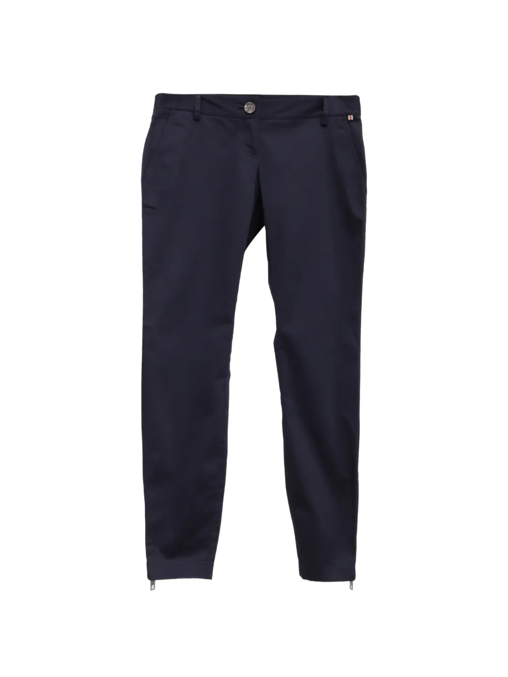 Burberry Pre-Owned side-zipped accent trousers - Blu