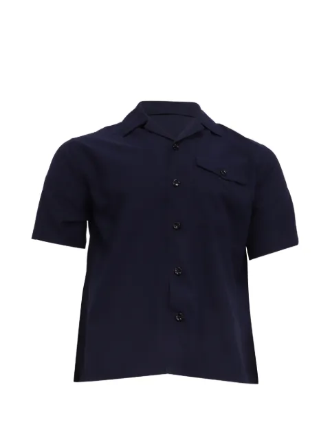 AMI Paris button-down short-sleeved shirt