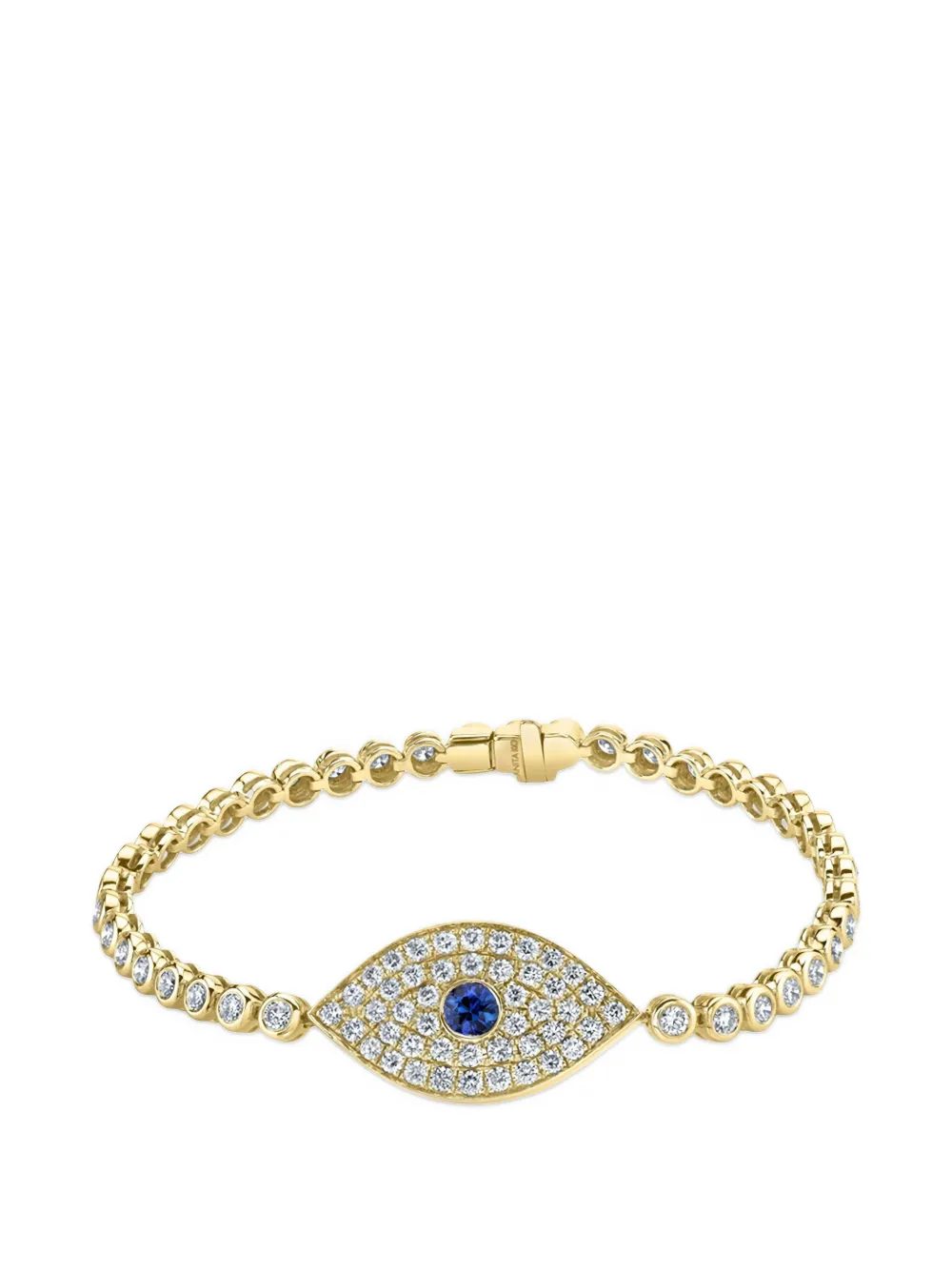Anita Ko Evil Eye multi-stone bracelet - Gold