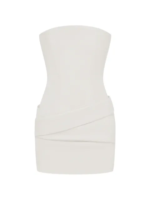 Alex Perry strapless drape mini dress