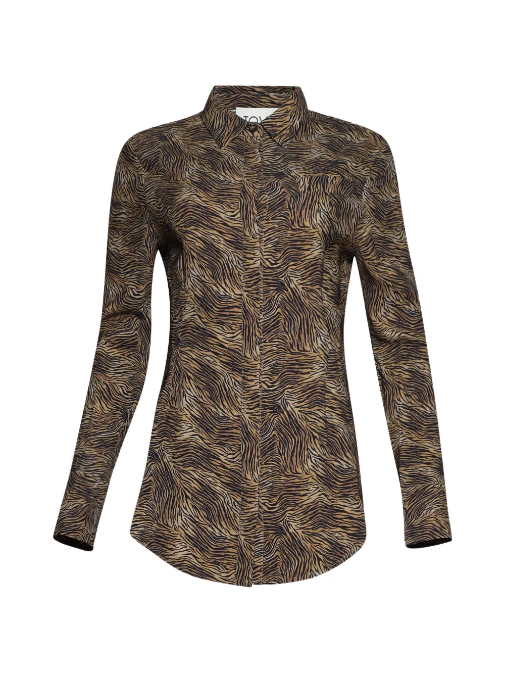 TOVE Elvin zebra-print shirt - Toni neutri