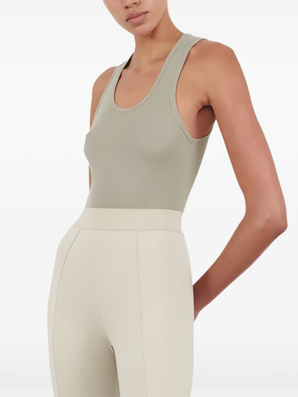 WARDROBE.NYC ribbed tank top - Verde