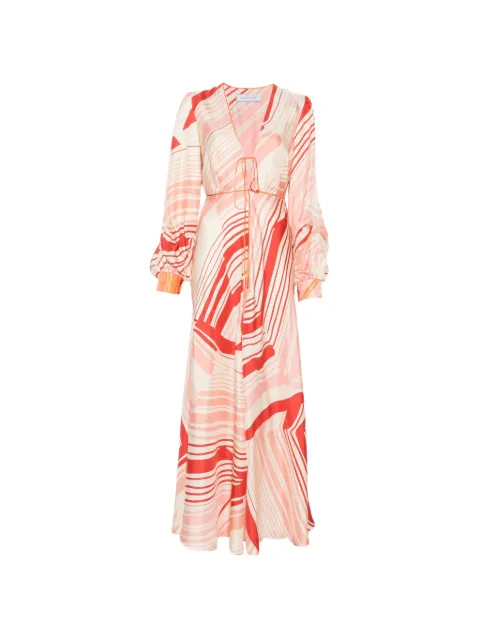 Raquel Diniz Valerie long-sleeves maxi dress