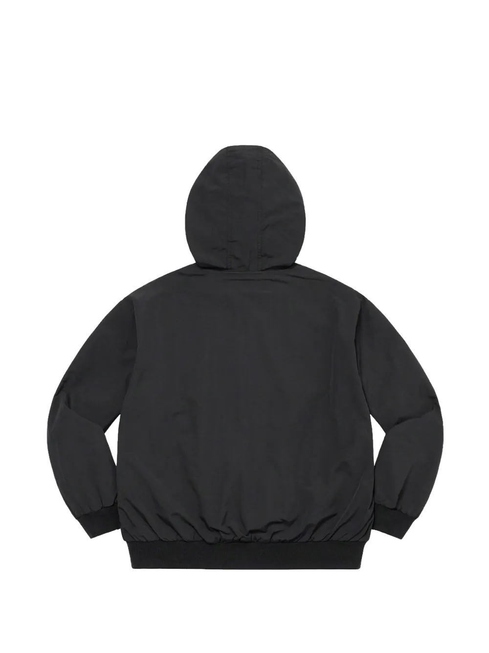 Supreme Hoodie met logodetail Zwart