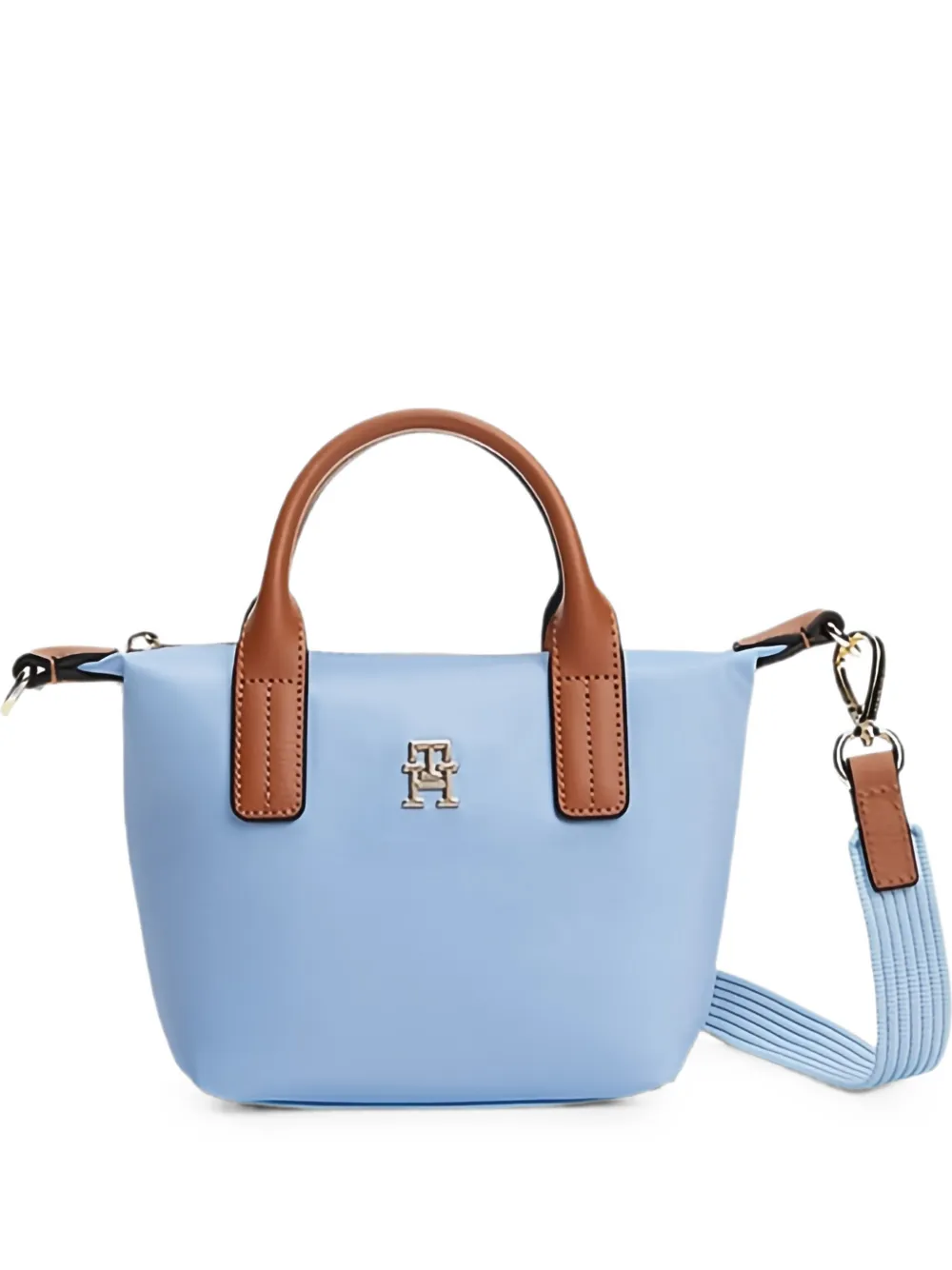 Tommy Hilfiger TH monogram tote bag - Blu