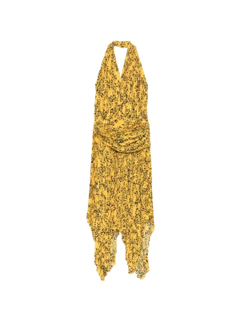 Proenza Schouler vestido Paulina asimétrico con estampado floral