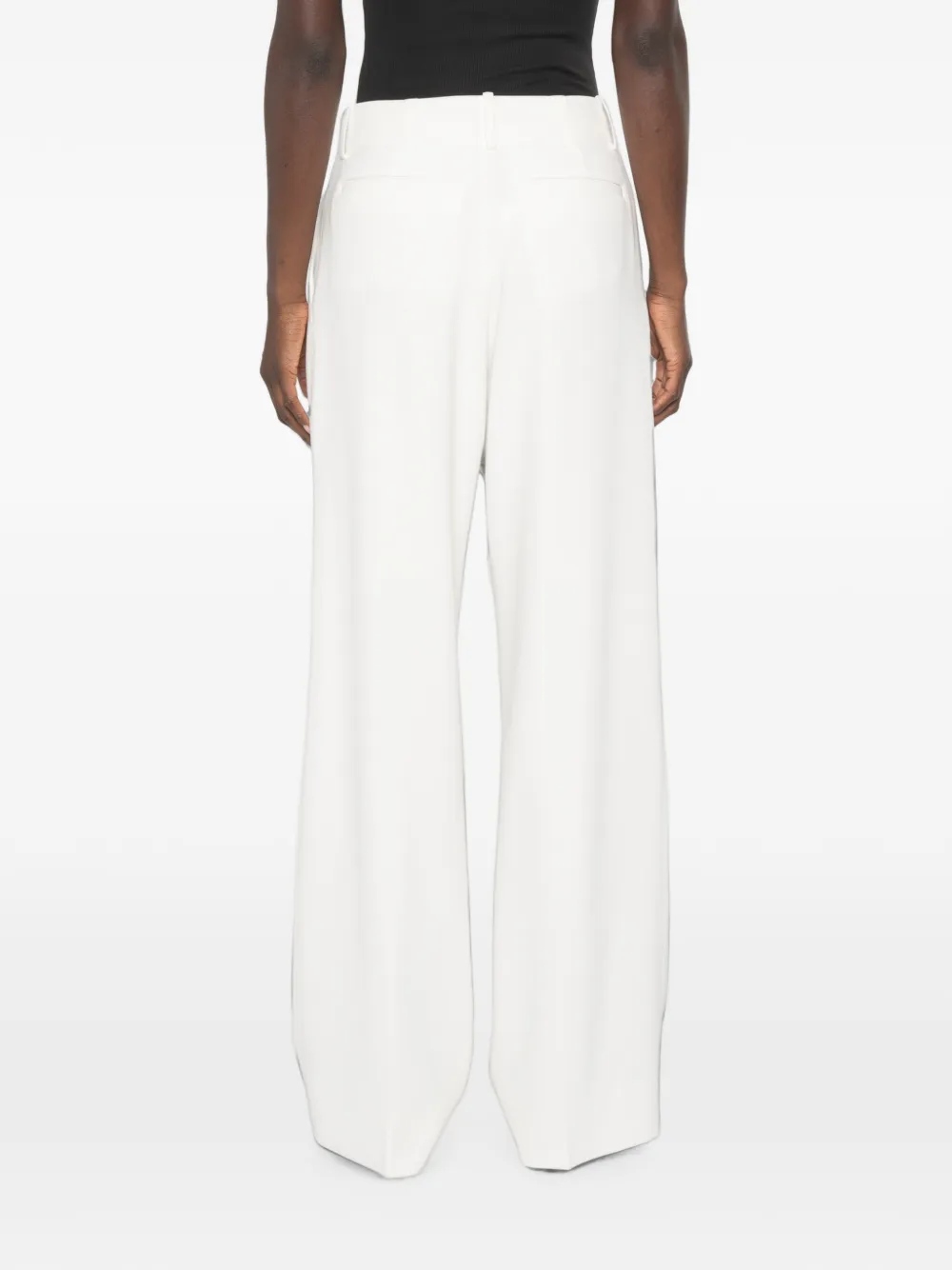 Proenza Schouler Halima crêpe broek Wit