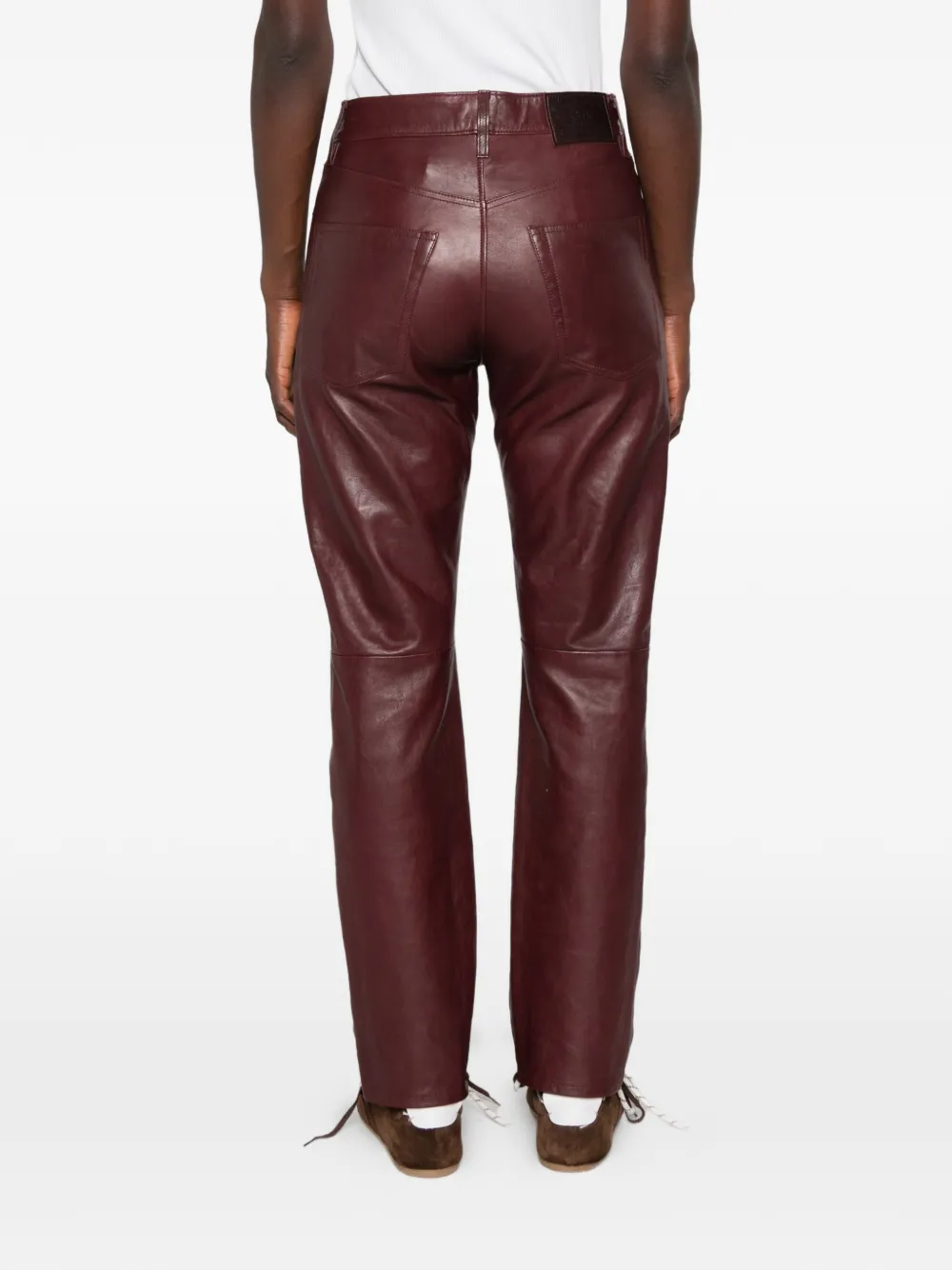 Polo Ralph Lauren Broek met wijde pijpen Rood
