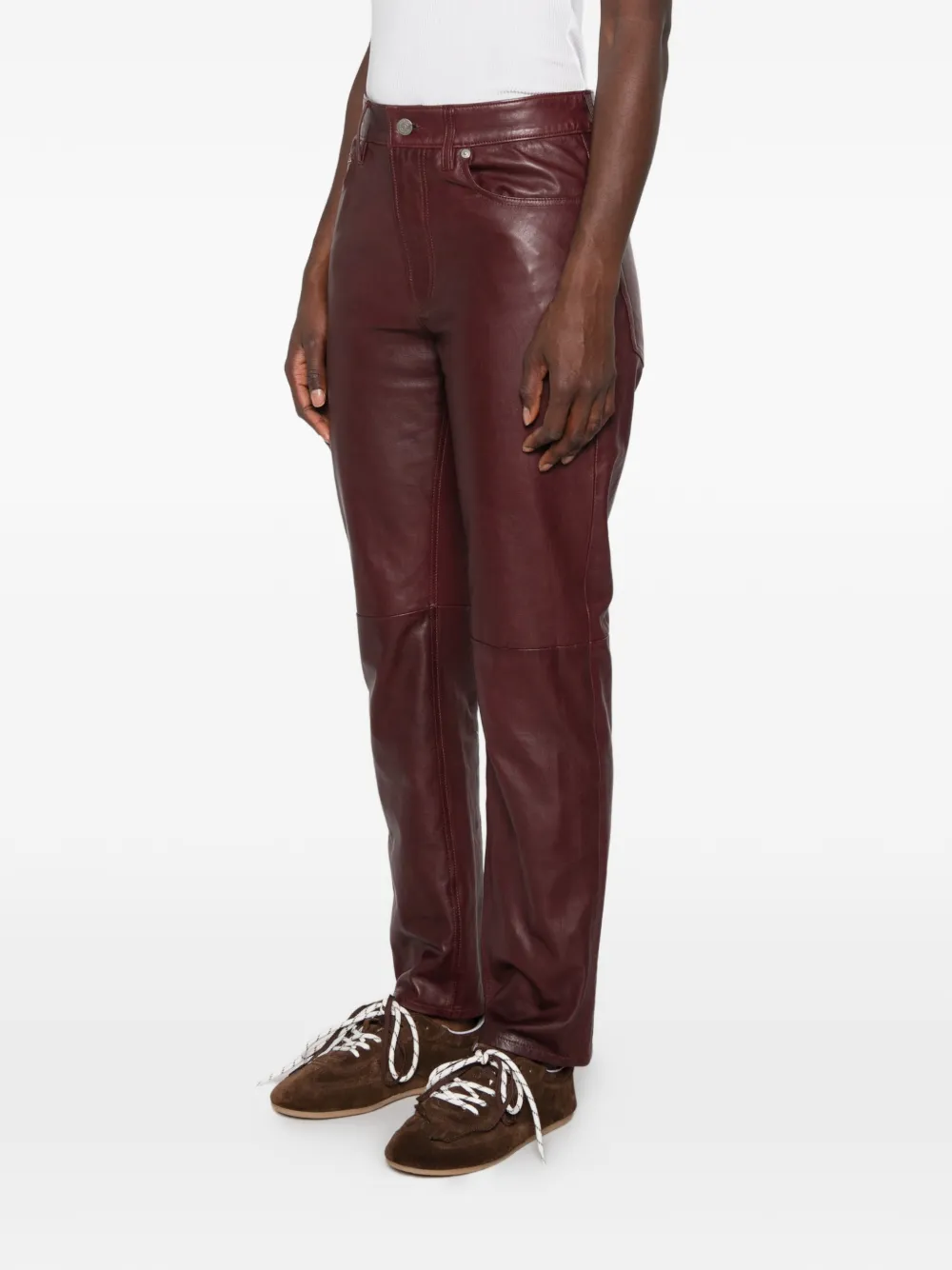 Polo Ralph Lauren Broek met wijde pijpen Rood