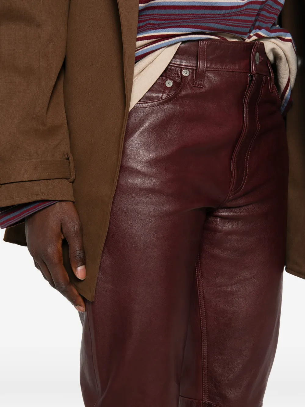 Polo Ralph Lauren Broek met wijde pijpen Rood