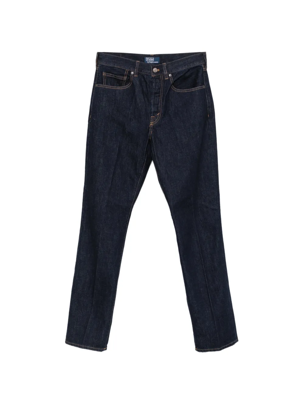 Polo Ralph Lauren belt-loops straight-leg jeans - Blau