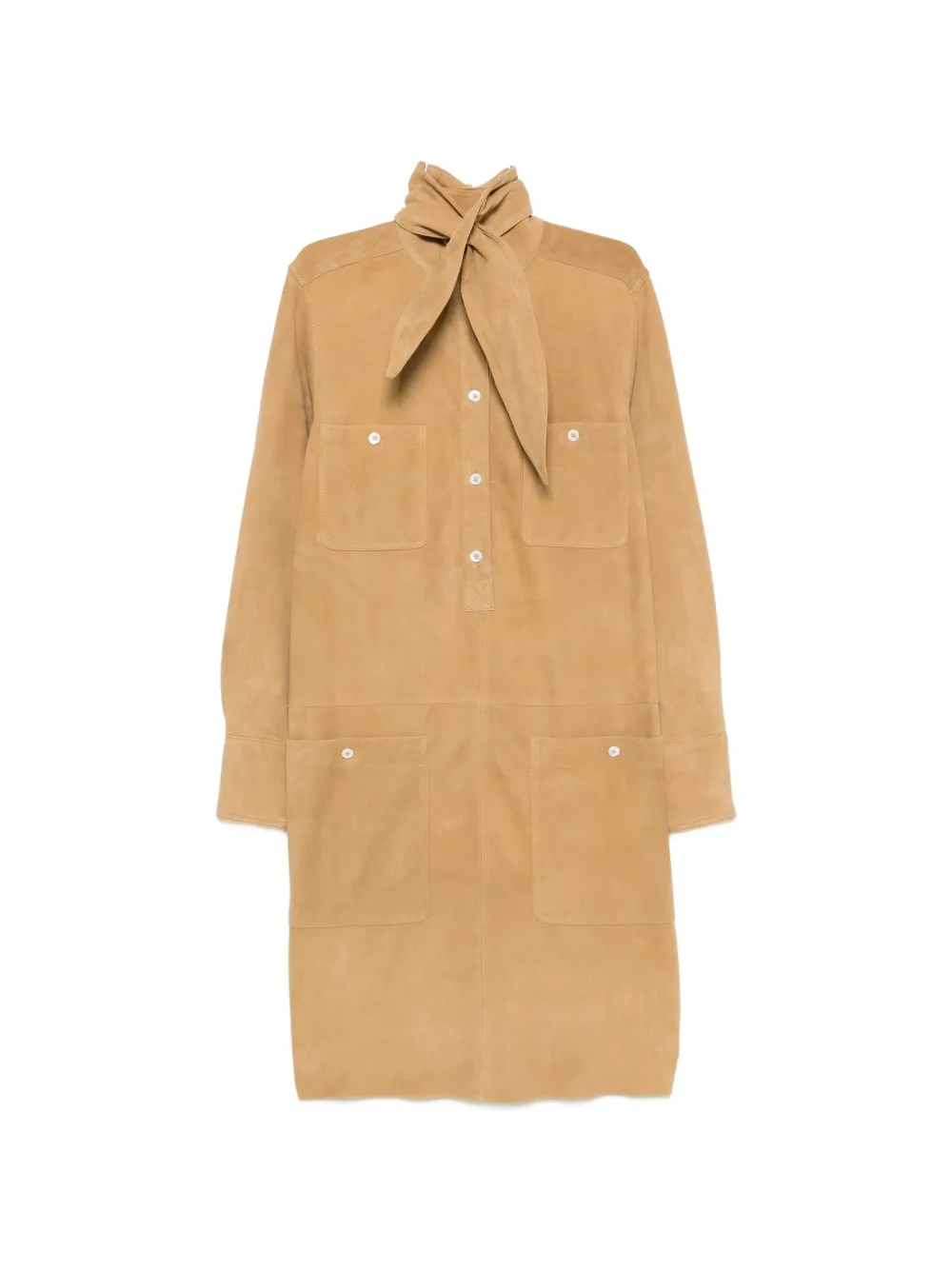 Polo Ralph Lauren suede mini dress - Brown