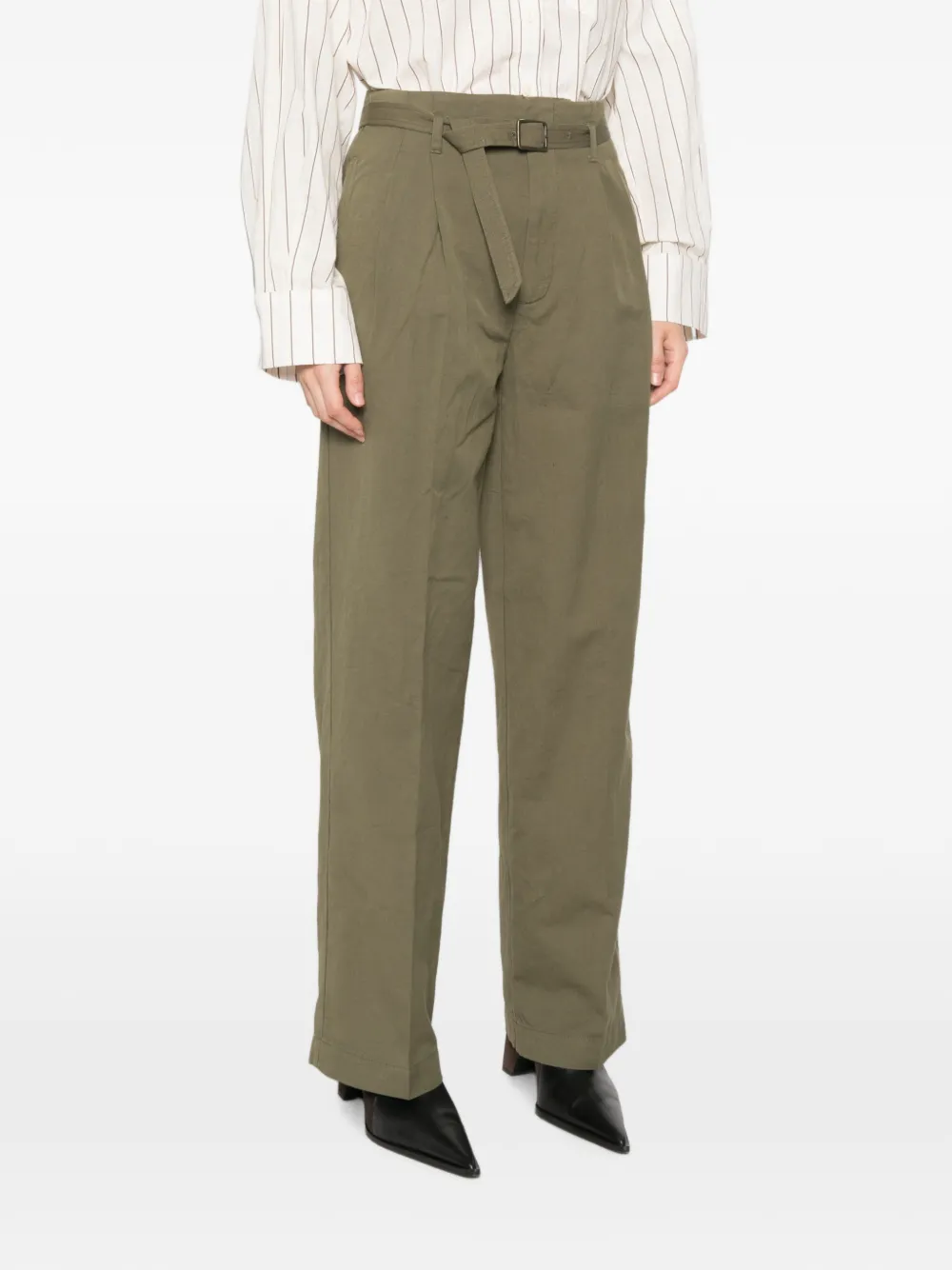 Polo Ralph Lauren Plooibroek met ceintuur Groen