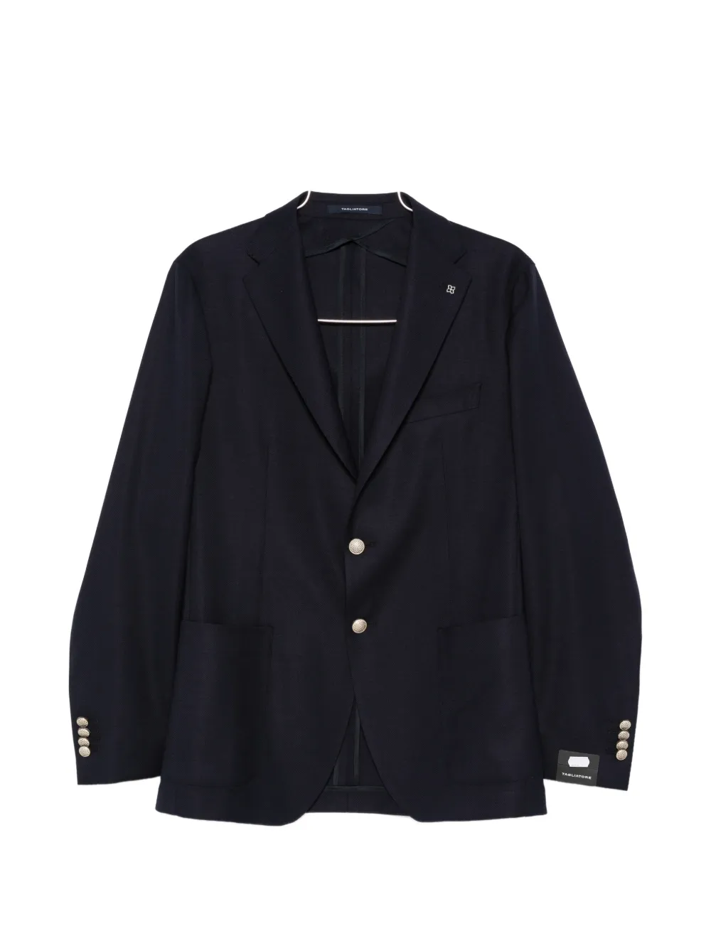 Tagliatore Button Notched Lapel Jacket - Blu