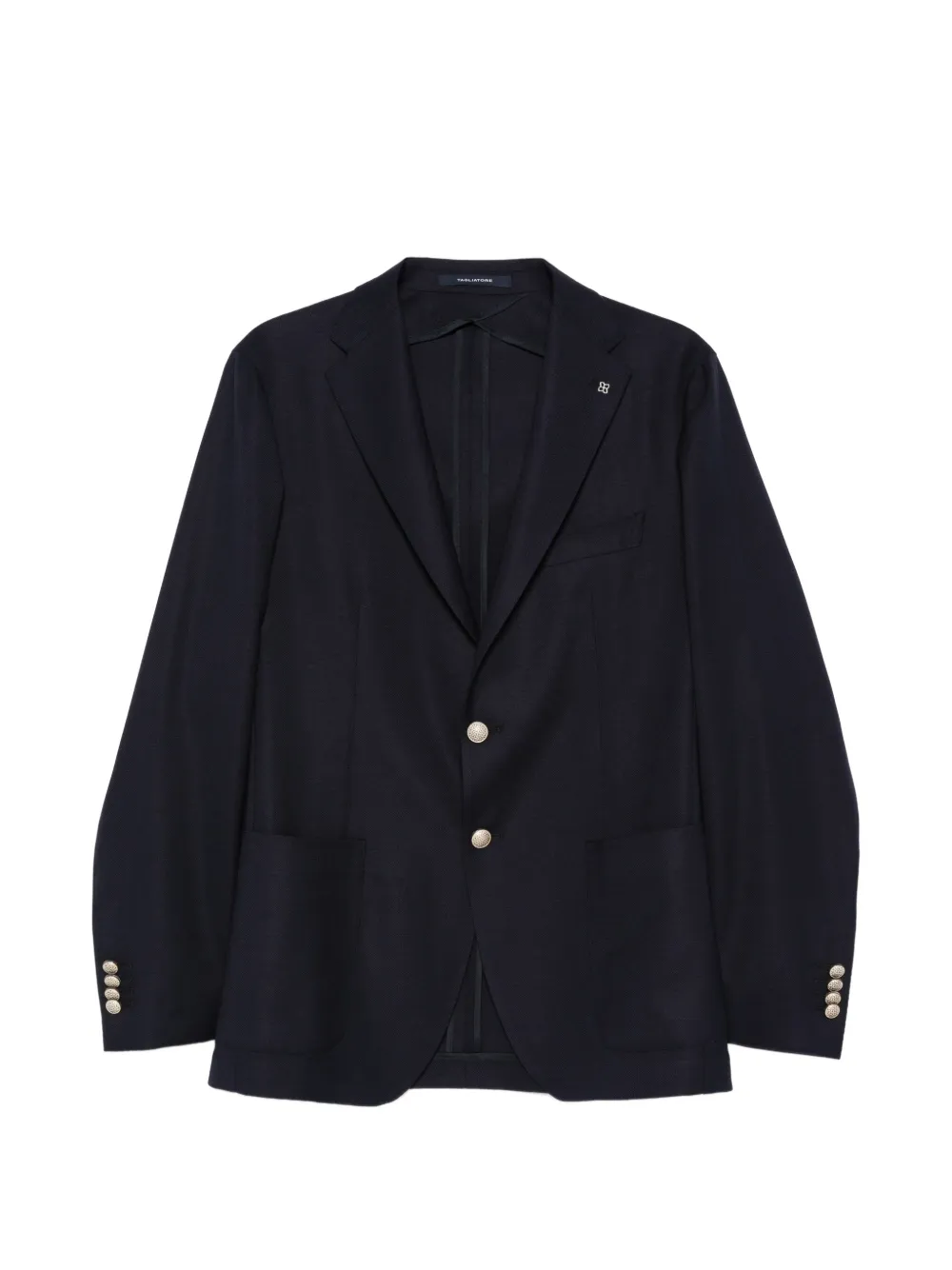 Tagliatore Button Notched Lapel Jacket - Blu