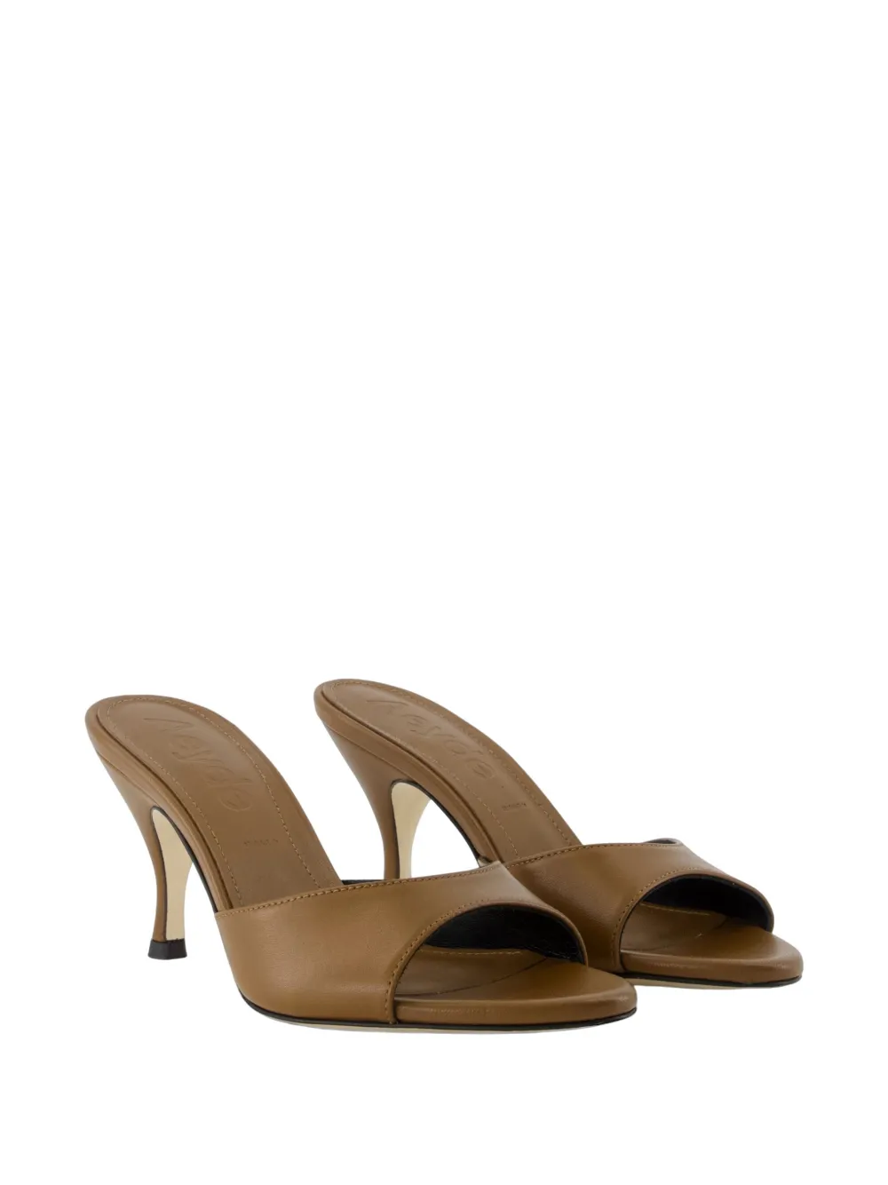 Aeyde Samia sandalen met hak Beige