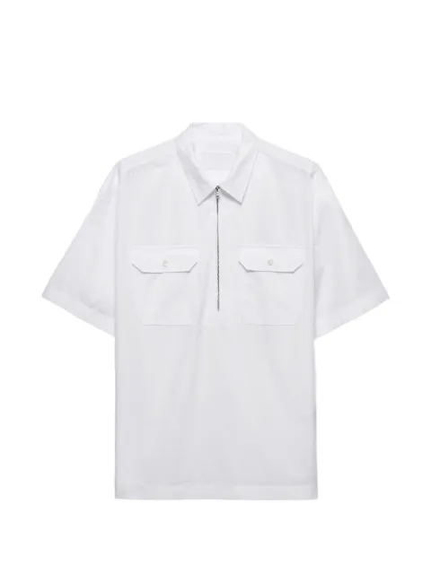 Prada short-sleeved cotton shirt