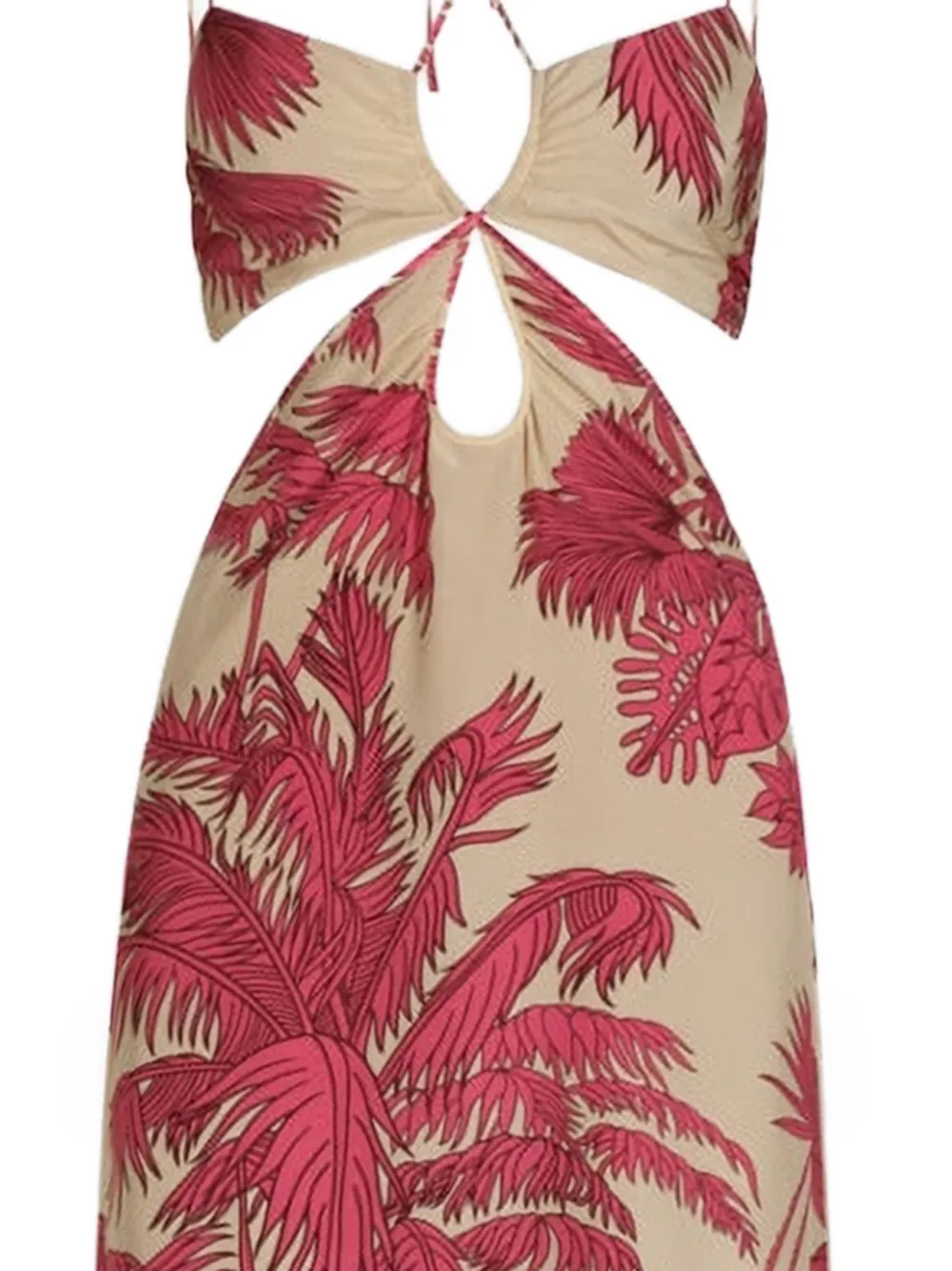 Johanna Ortiz Andalusian Rhythms maxi-jurk Beige
