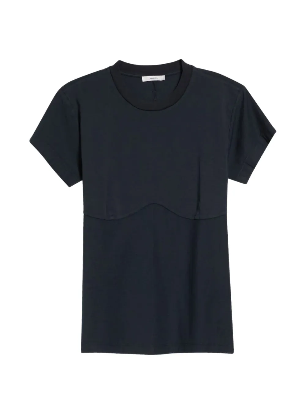 Haikure Albie panelled T-shirt - Blu