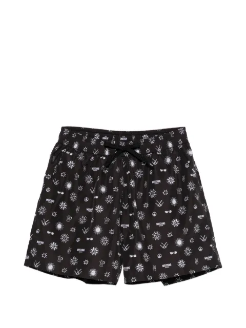 Moschino printed swim shorts