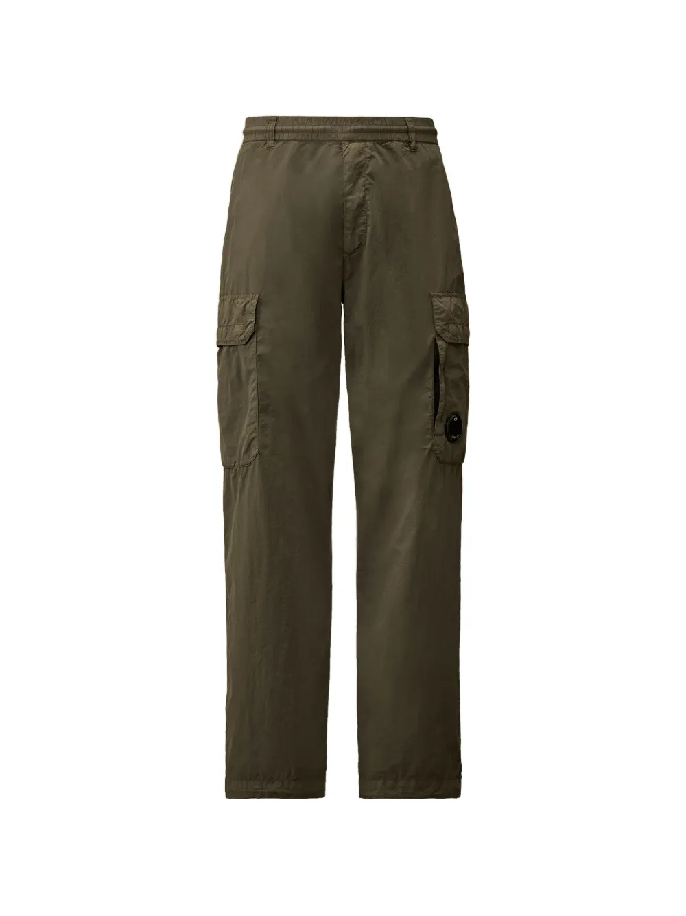 C.P. Company Flatt nylon ruimvallende cargo broek Groen