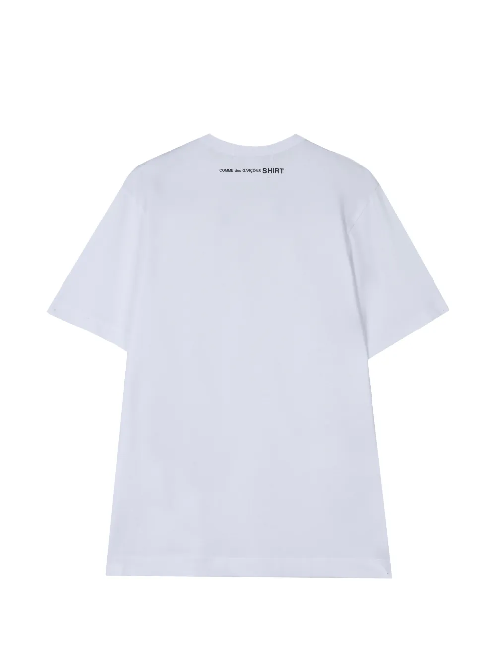 Comme Des Garçons Shirt T-shirt met tekst Wit