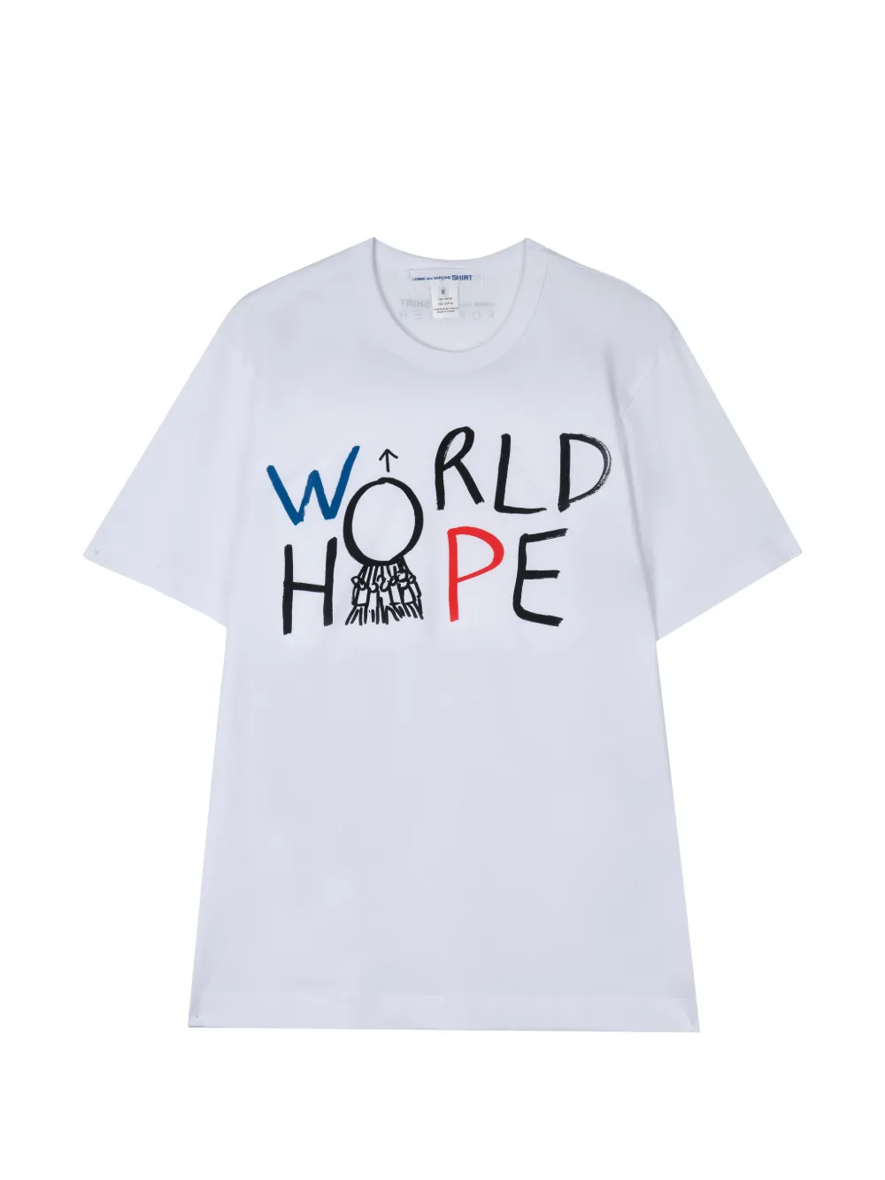 Comme Des Garçons Shirt slogan-print crew-neck T-shirt - Weiß