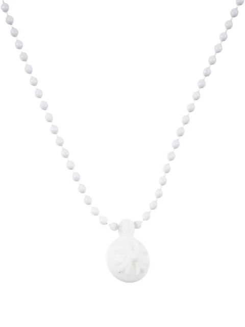 Chrome Hearts Ball Crossball "White" necklace