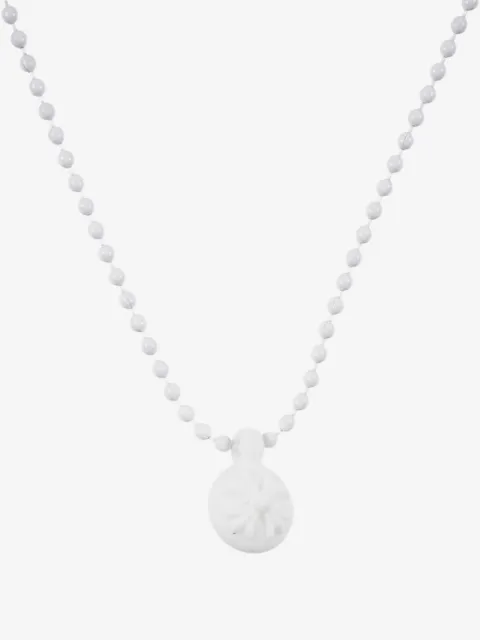 Chrome Hearts Ball Crossball "White" necklace