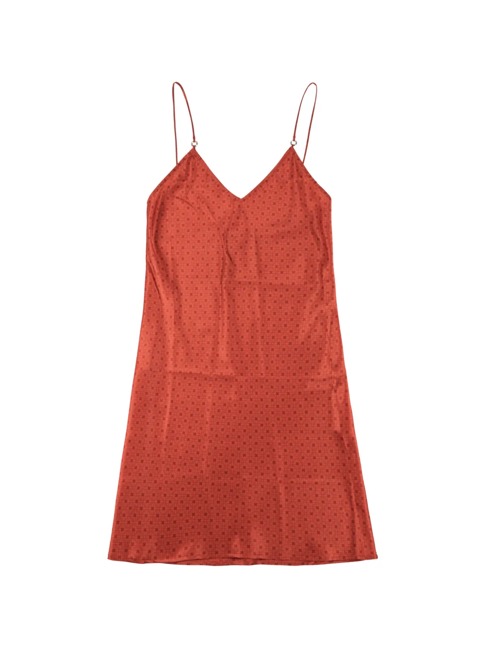 Chrome Hearts silk "Red" dress