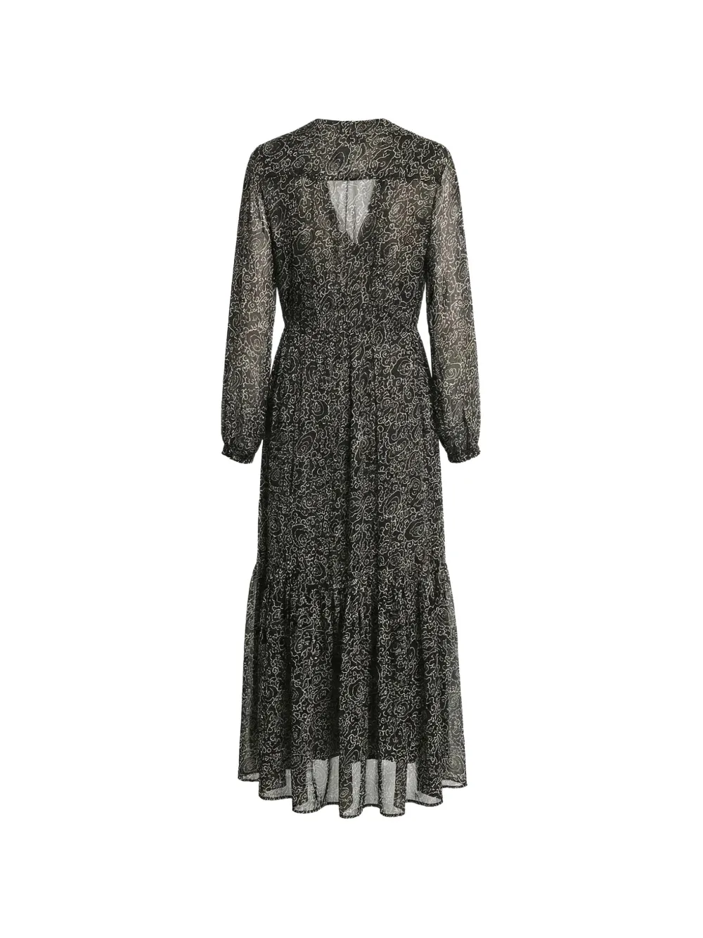 ISABEL MARANT Maxi-jurk met bloemenprint Zwart