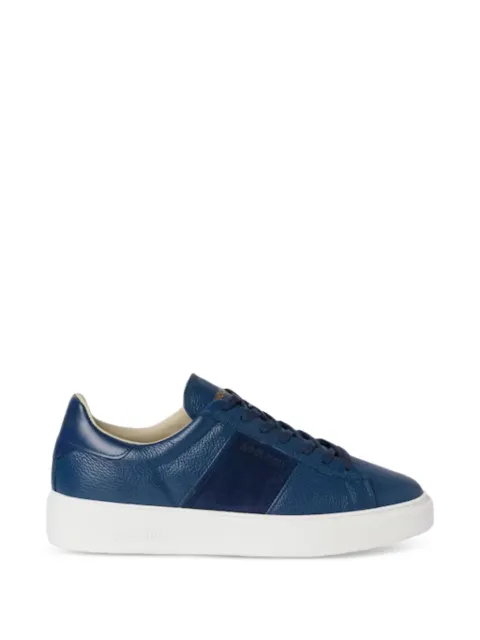 Woolrich suede-panel leather sneakers