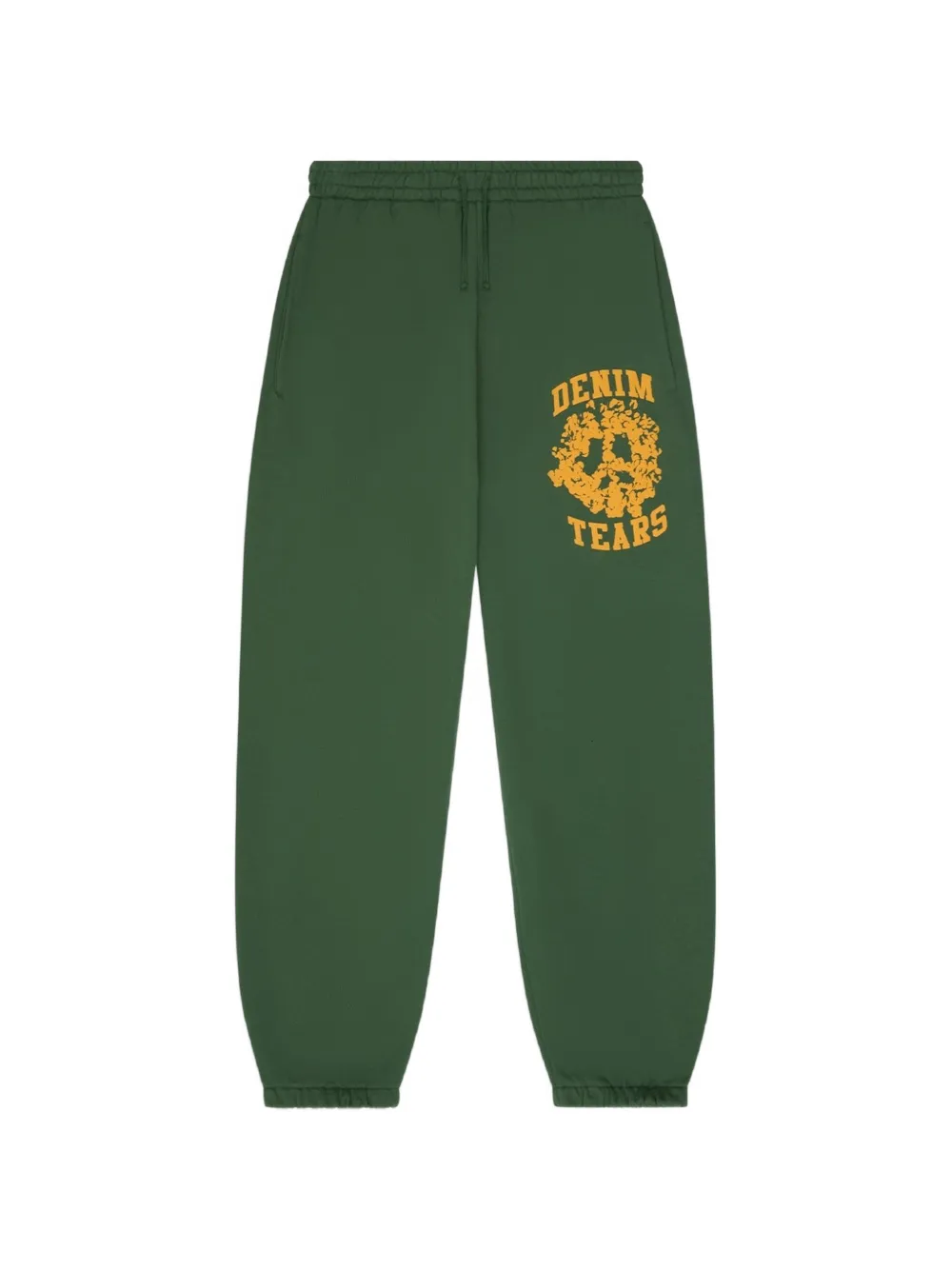 Denim Tears University graphic-print sweatpants - Verde
