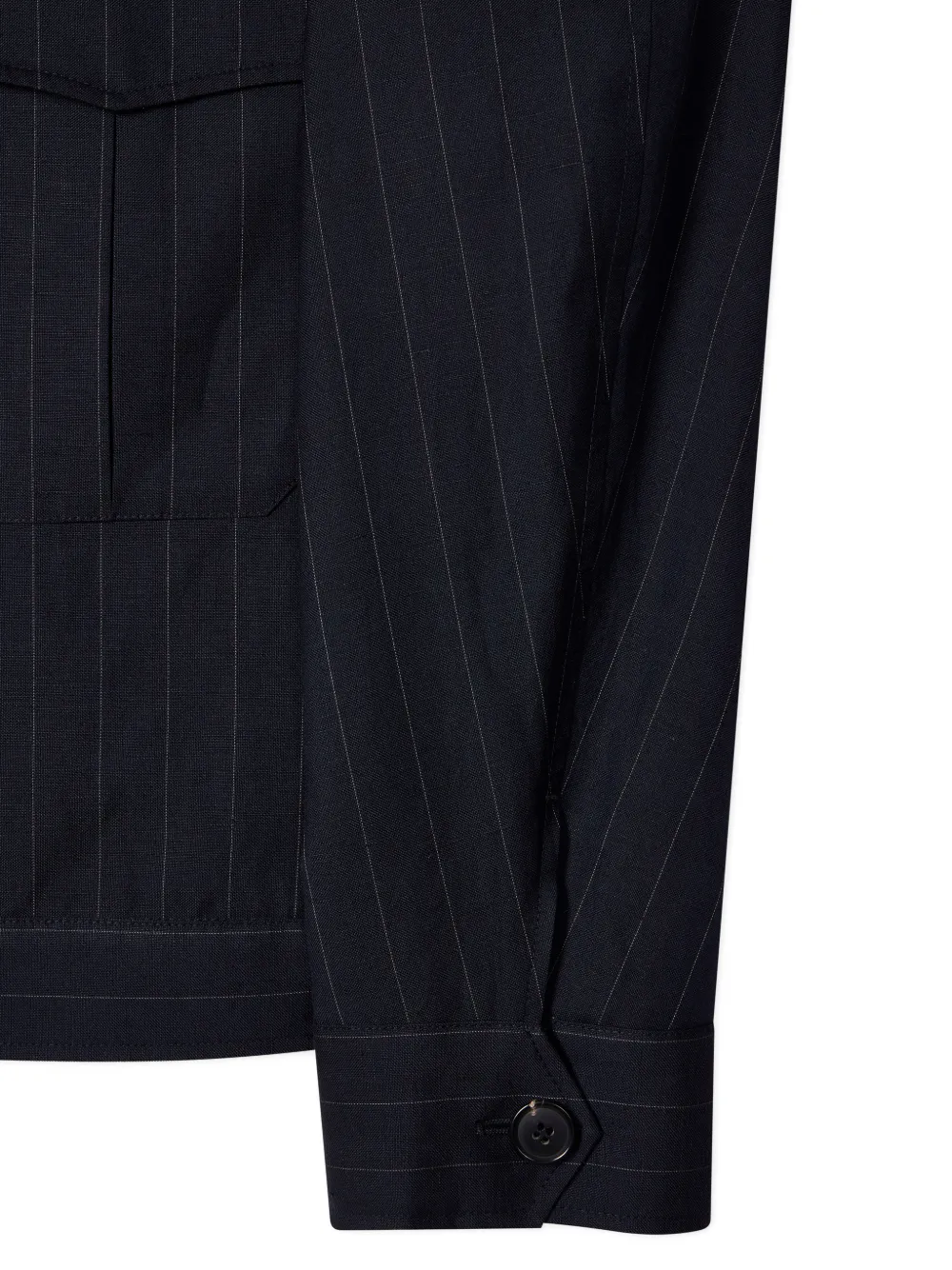  Paul Smith Pinstripe Pocket Jacket - Blue 