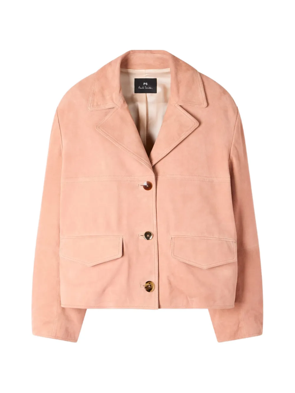 PS Paul Smith pockets suede jacket - Rosa