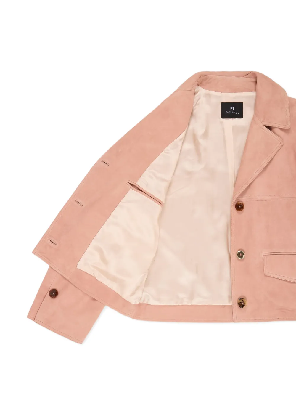 PS Paul Smith Suède jack met zakken Roze