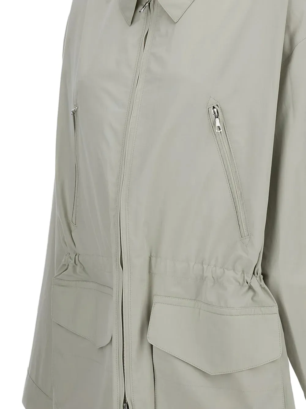  Rier Zipped Pockets Jacket - Grey 