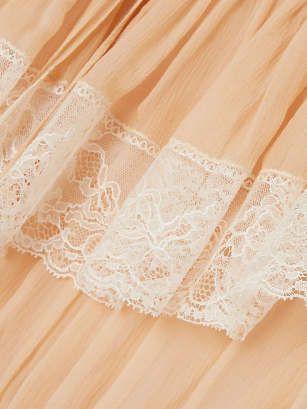  Chloé Lace Ruffled Top - Neutrals 