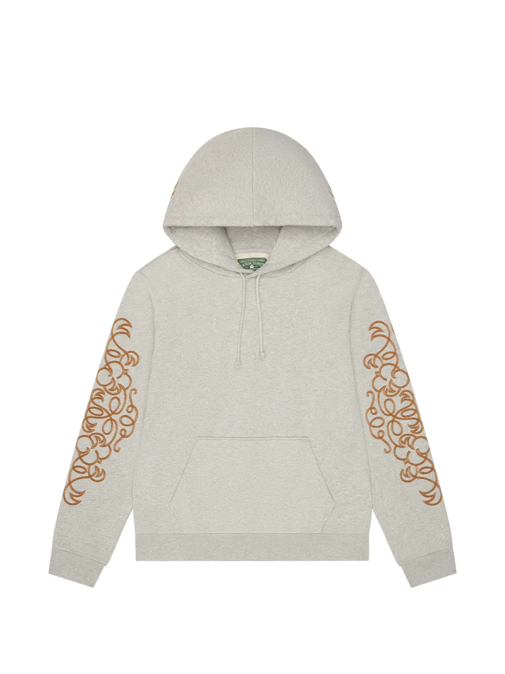 Denim Tears Felpa con ricamo - Grigio