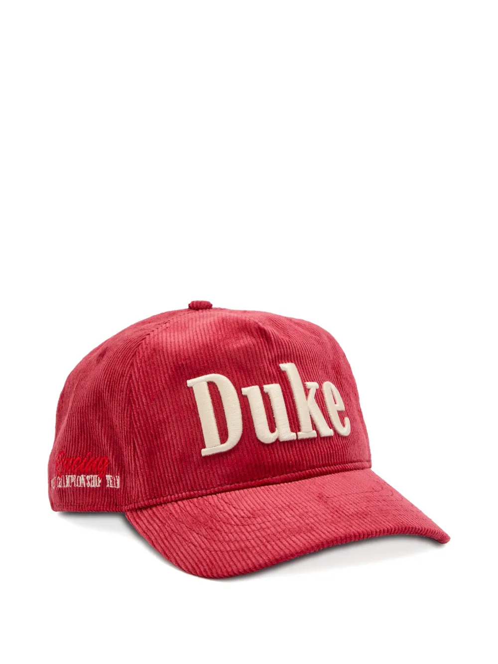DUKE & DEXTER Duke corduroy baseball cap - Rosso