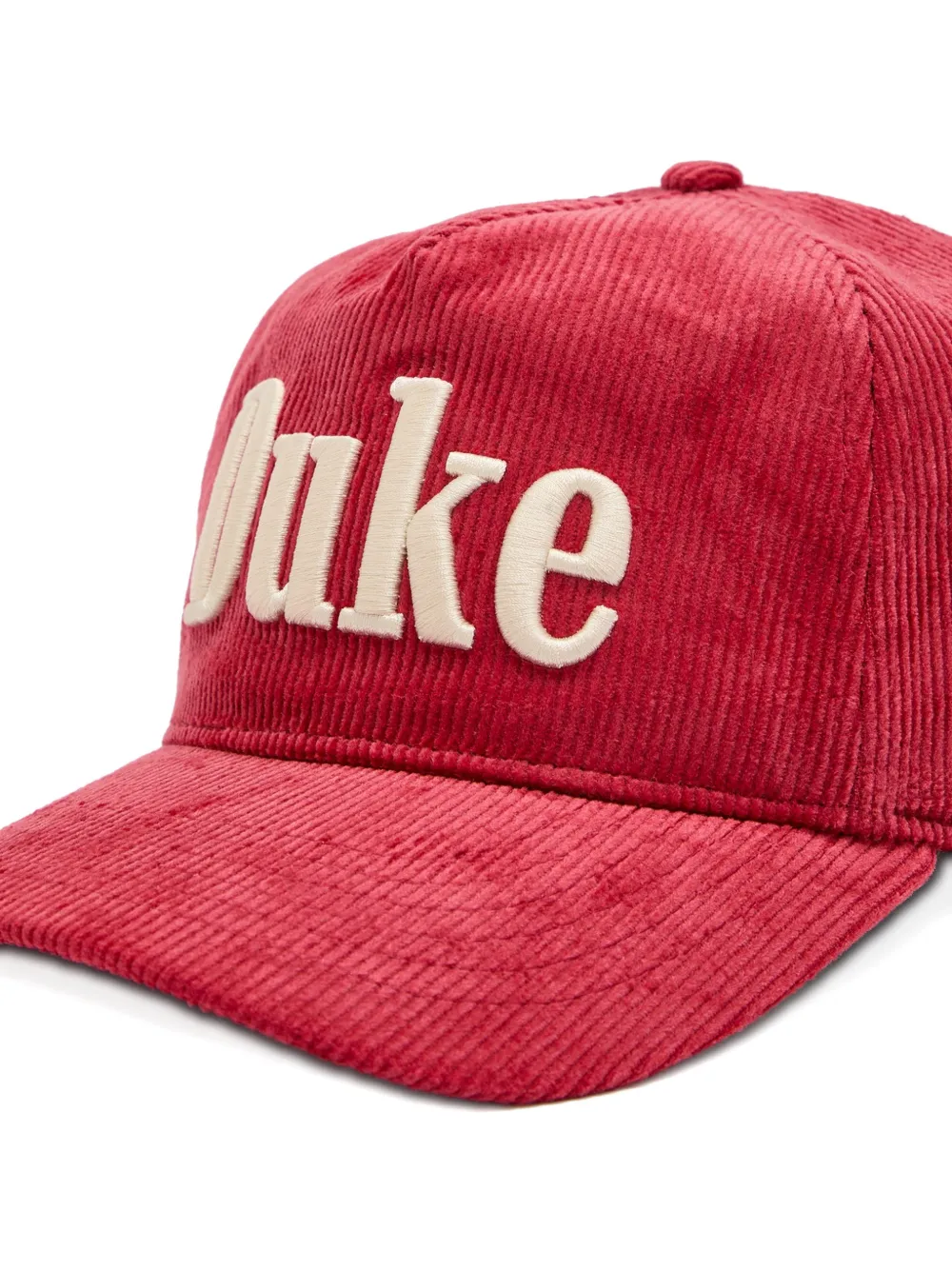  Duke & Dexter Duke Corduroy Baseball Cap - Red 