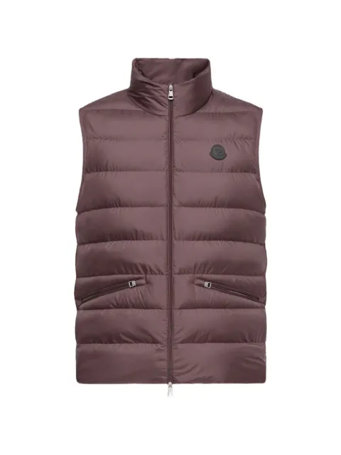 Moncler logo-patch zipped gilet