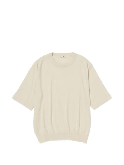 Auralee short-sleeve crewneck T-shirt