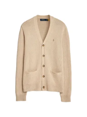 Polo Ralph Lauren logo-embroidered Cardigan | Brown | FARFETCH