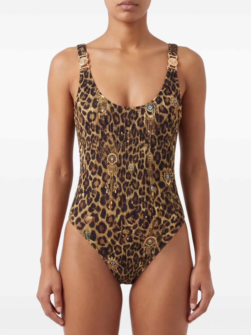 Camilla Badpak met gekreukt bandje Beige