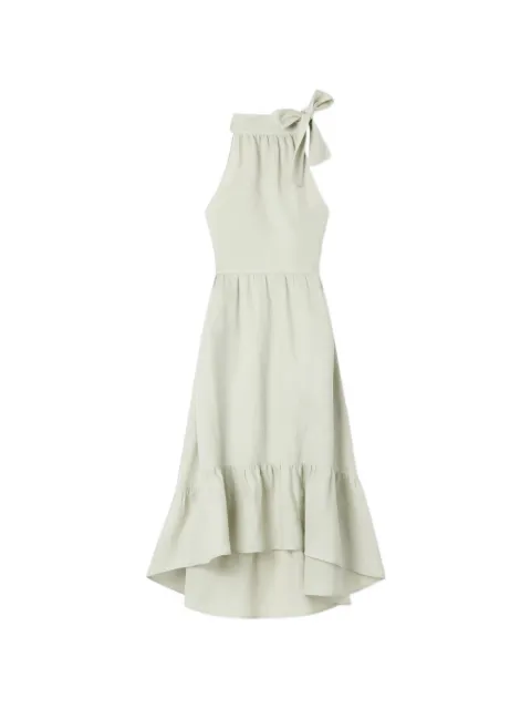 Armani Exchange vestido acampanado con cuello halter