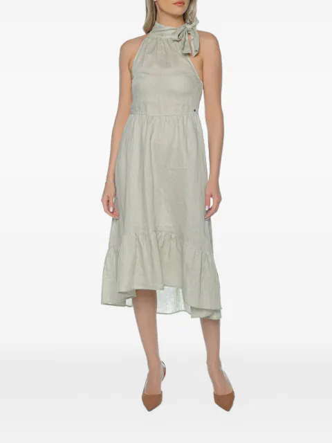 Armani Exchange halterneck A-line dress