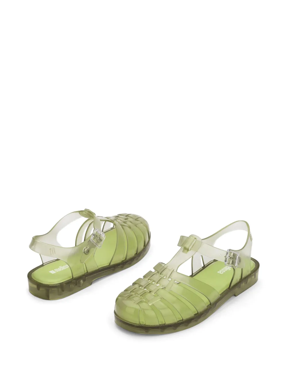 Melissa Possession sandalen met gesp Groen