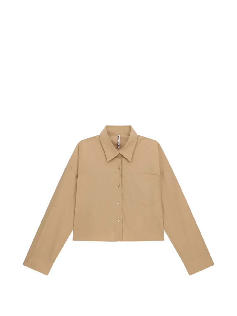 Liviana Conti Glenda button pocket shirt - Toni neutri